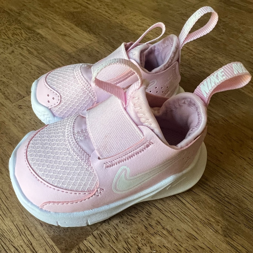 Nike Infant Pink Slip-On Shoes- Flex Runner